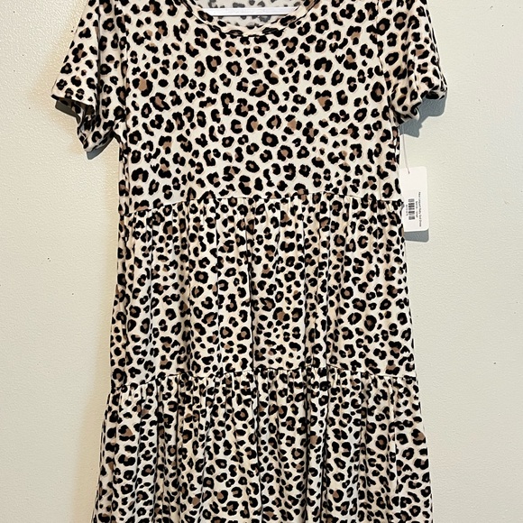 NWT Alice Leopard Baby Doll MIDI Dress by Oddi Size Small - Picture 1 of 8